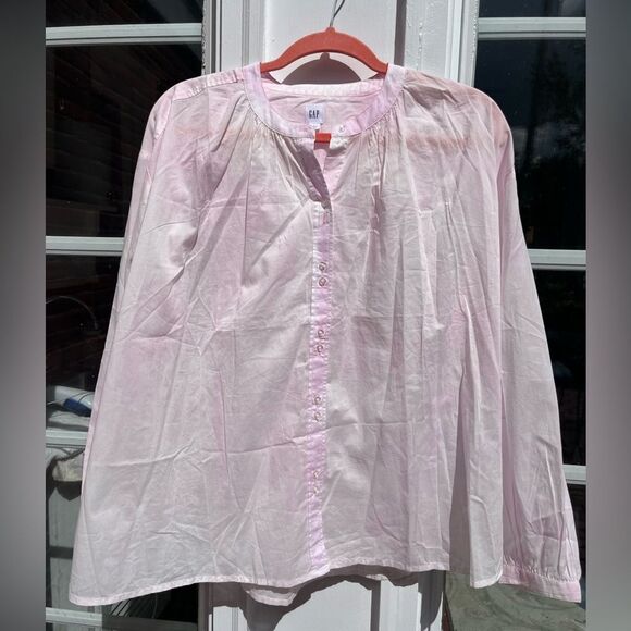 GAP Cotton Tie Dye Tunic Blouse - Picture 5 of 6